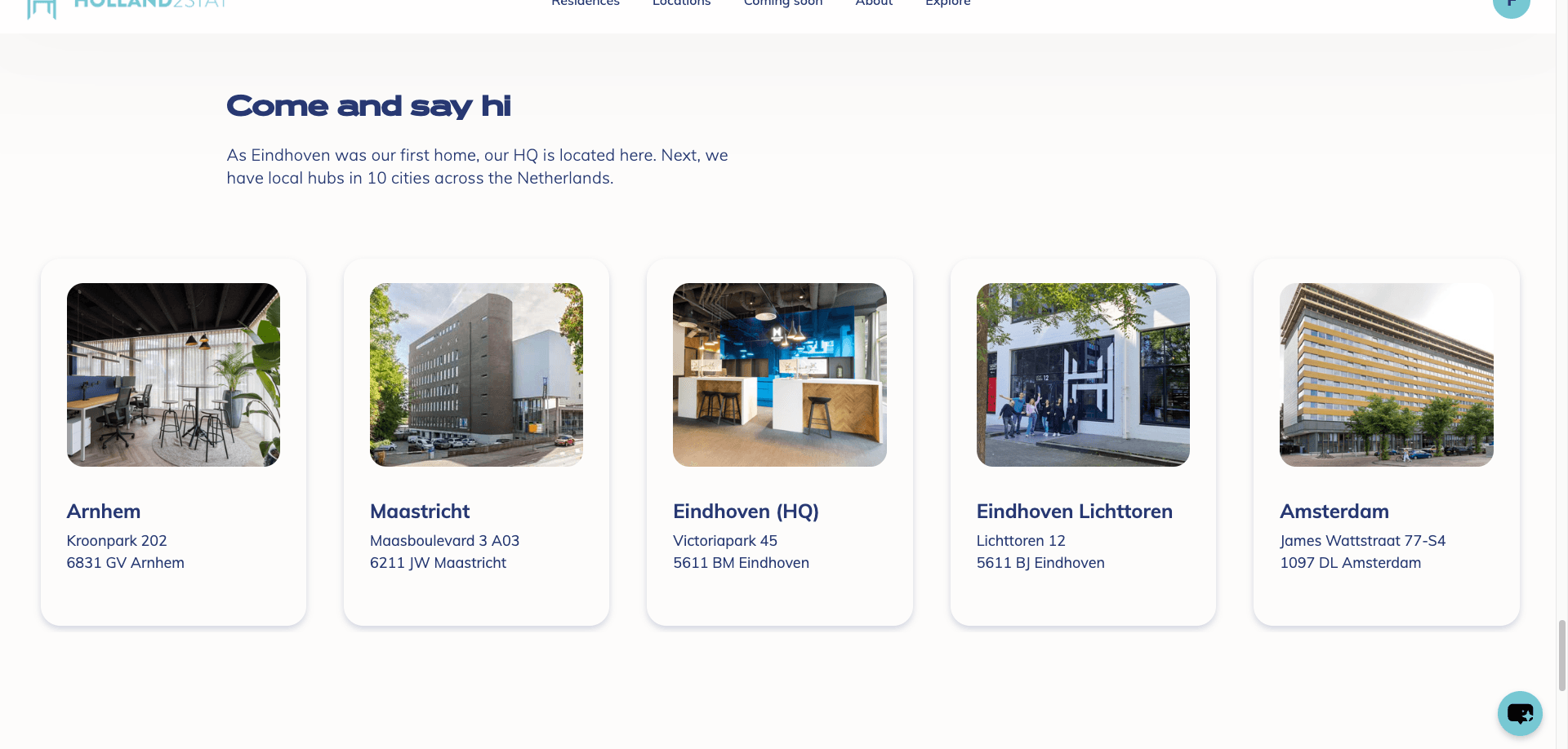 Holland2Stay kantoren door heel Nederland